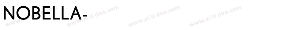 NOBELLA字体转换