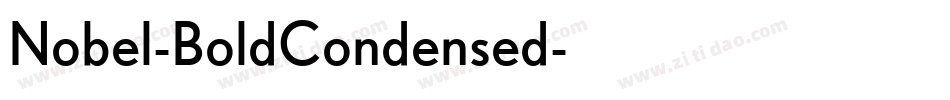 Nobel-BoldCondensed字体转换