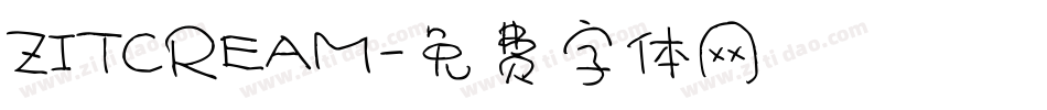ZITCREAM字体转换