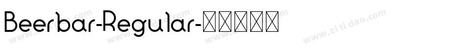 Beerbar-Regular字体转换