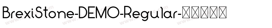 BrexiStone-DEMO-Regular字体转换