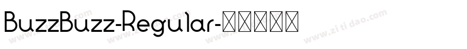 BuzzBuzz-Regular字体转换