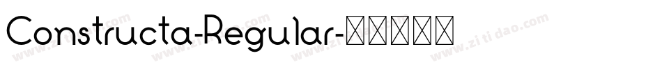 Constructa-Regular字体转换