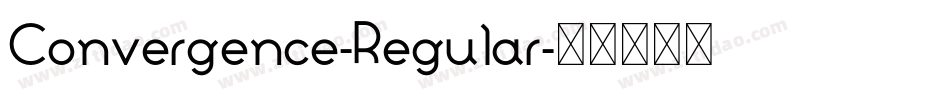 Convergence-Regular字体转换 Convergence-Regular字体转换