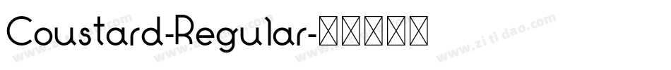 Coustard-Regular字体转换 Coustard-Regular字体转换