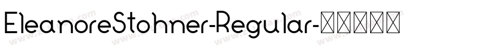 EleanoreStohner-Regular字体转换