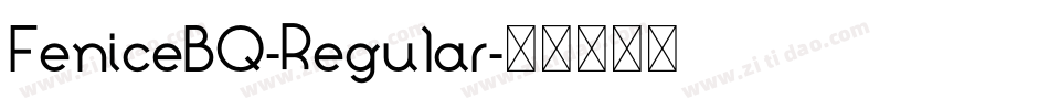 FeniceBQ-Regular字体转换