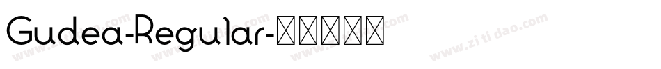 Gudea-Regular字体转换
