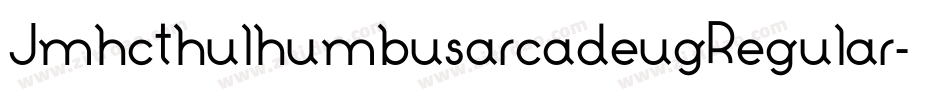 JmhcthulhumbusarcadeugRegular-JleB字体转换