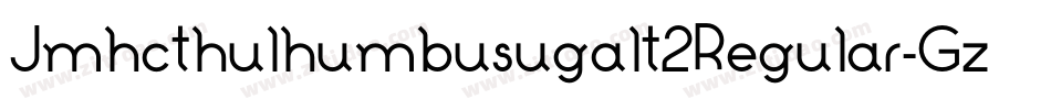Jmhcthulhumbusugalt2Regular-Gz4P字体转换