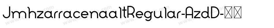 JmhzarracenaaltRegular-AzdD字体转换