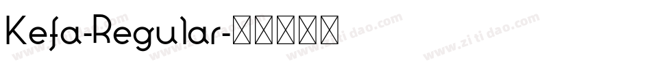 Kefa-Regular字体转换 Kefa-Regular字体转换