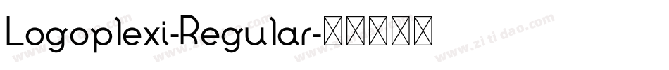 Logoplexi-Regular字体转换