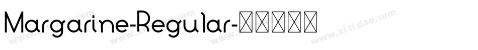 Margarine-Regular字体转换