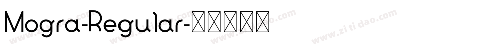 Mogra-Regular字体转换