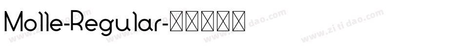 Molle-Regular字体转换