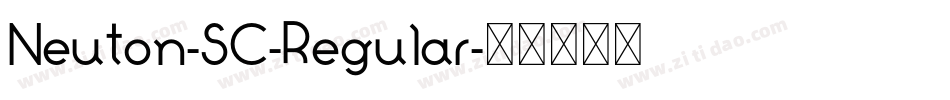 Neuton-SC-Regular字体转换