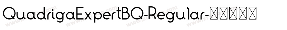 QuadrigaExpertBQ-Regular字体转换