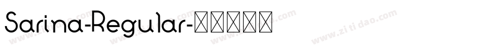 Sarina-Regular字体转换 Sarina-Regular字体转换