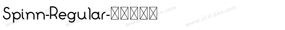 Spinn-Regular字体转换 Spinn-Regular字体转换