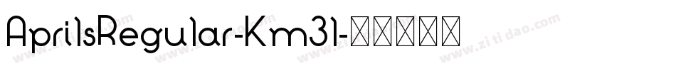 AprilsRegular-Km3l字体转换