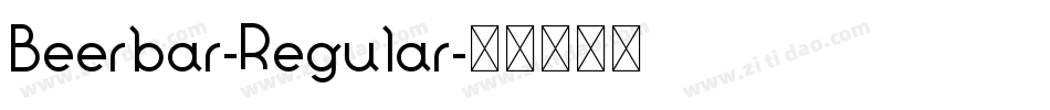 Beerbar-Regular字体转换