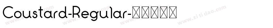 Coustard-Regular字体转换 Coustard-Regular字体转换