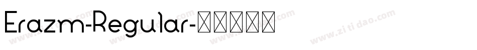 Erazm-Regular字体转换