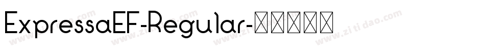 ExpressaEF-Regular字体转换