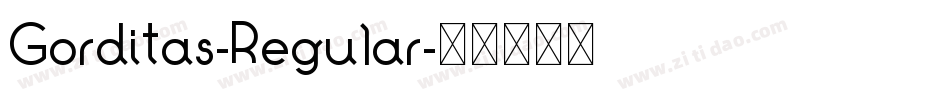 Gorditas-Regular字体转换