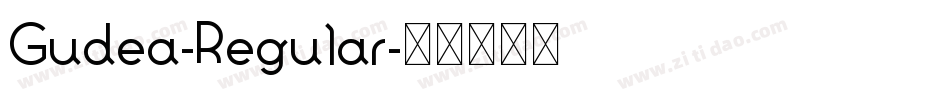 Gudea-Regular字体转换