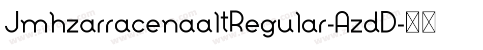 JmhzarracenaaltRegular-AzdD字体转换
