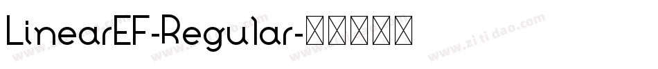 LinearEF-Regular字体转换