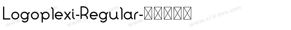 Logoplexi-Regular字体转换