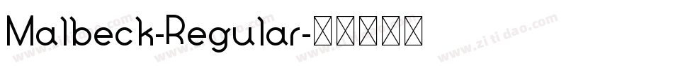 Malbeck-Regular字体转换 Malbeck-Regular字体转换