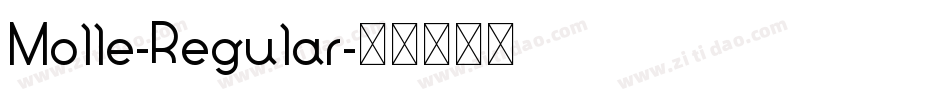 Molle-Regular字体转换