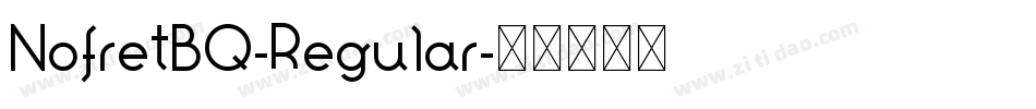 NofretBQ-Regular字体转换