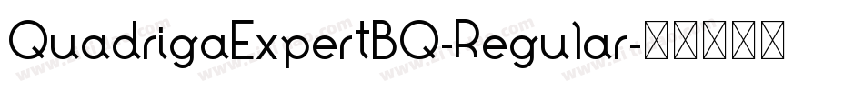 QuadrigaExpertBQ-Regular字体转换