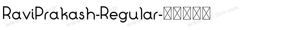 RaviPrakash-Regular字体转换 RaviPrakash-Regular字体转换