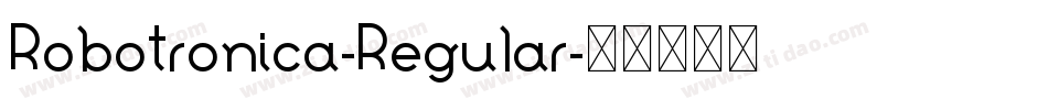 Robotronica-Regular字体转换