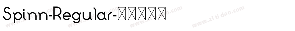 Spinn-Regular字体转换 Spinn-Regular字体转换