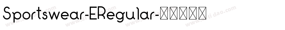 Sportswear-ERegular字体转换 Sportswear-ERegular字体转换