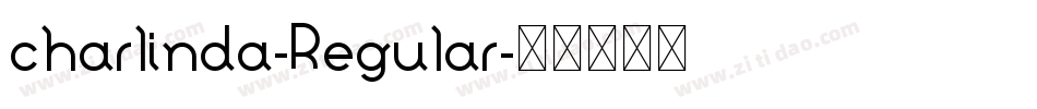 charlinda-Regular字体转换