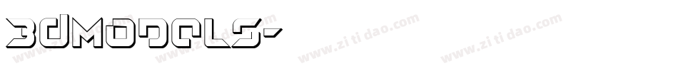 3DModels字体转换
