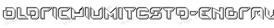 OldrichiumITCStd-Engraved字体转换