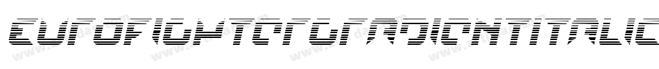 EurofighterGradientItalic-Va9x字体转换