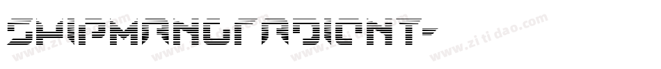 ShipmanGradient字体转换