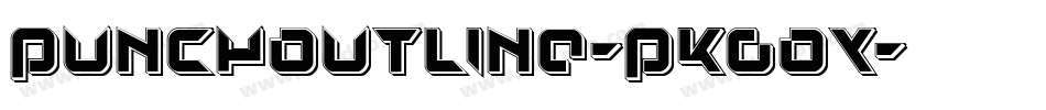 PunchOutline-PKGox字体转换
