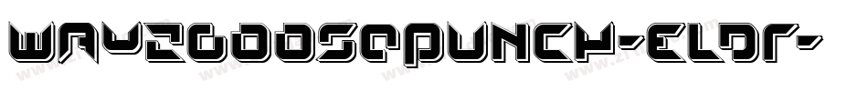 WayzgoosePunch-Eldr字体转换