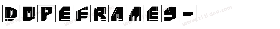 Dopeframes字体转换